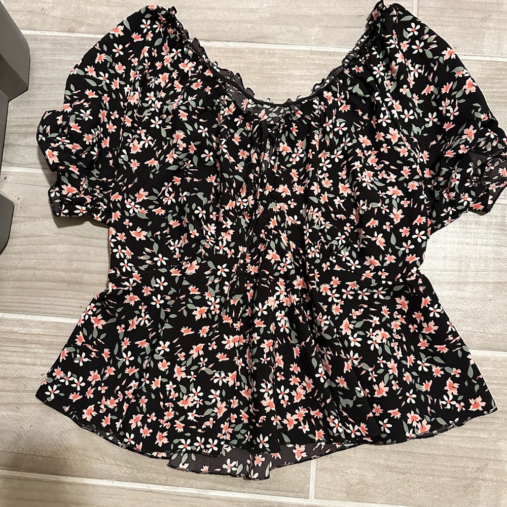 SHEIN peplum blouse size 1XL or US